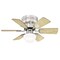 Westinghouse Petite 30" 6-Blade Nickel Indoor Ceiling Fan w/Dimmable LED Light 7230700 - alternate 2